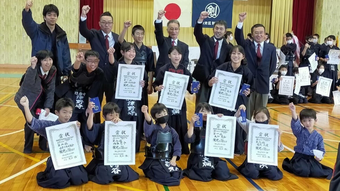 日原道場の集合写真