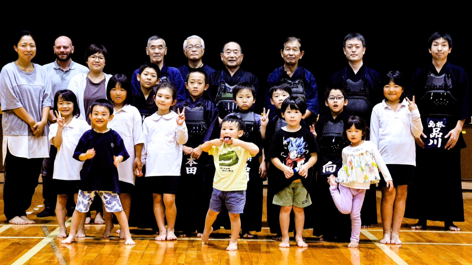 津和野道場の集合写真
